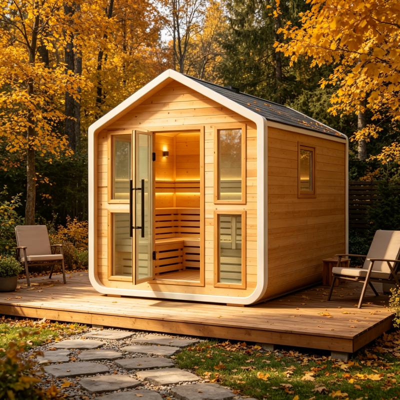 Spa Wellness Hotel - Kabin Sauna Mewah Kustom Kayu Solid