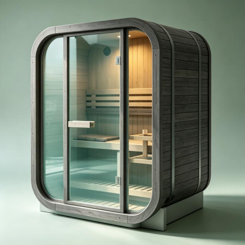 Spa Wellness Hotel - Ruang Sauna Besar yang Dibuat Sesuai