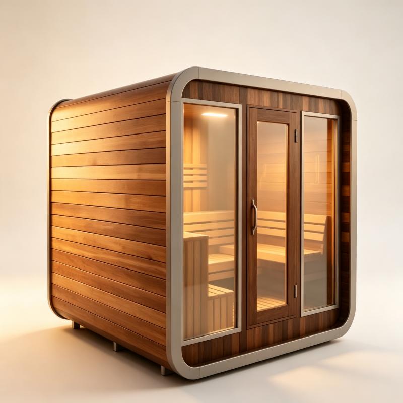 Spa Wellness Hotel - Ruang Sauna Mewah yang Dibuat Sesuai