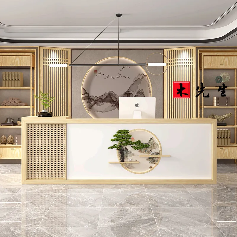 Meja Resepsionis Kayu Solid Ga - Spa Wellness Hotel ulasan dan harga