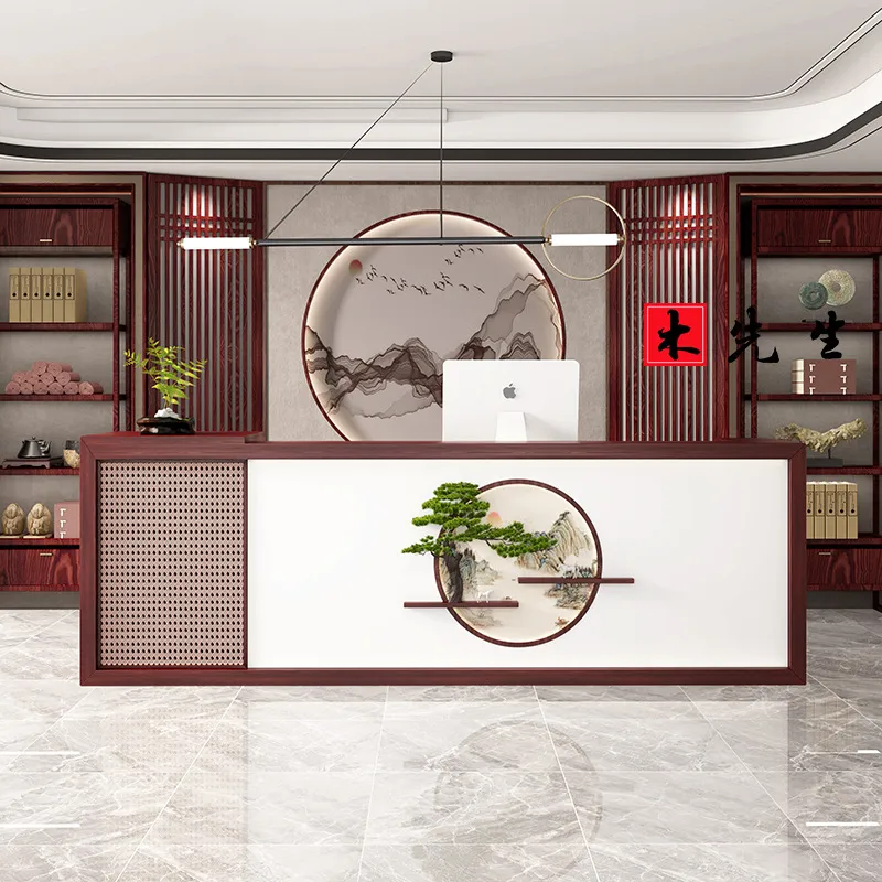 Meja Resepsionis Kayu Solid Ga - Spa Wellness Hotel ulasan dan harga