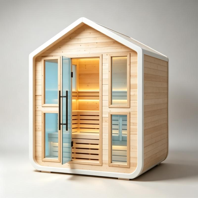 Kabin Sauna Mewah Kustom Kayu  - Spa Wellness Hotel ulasan dan harga