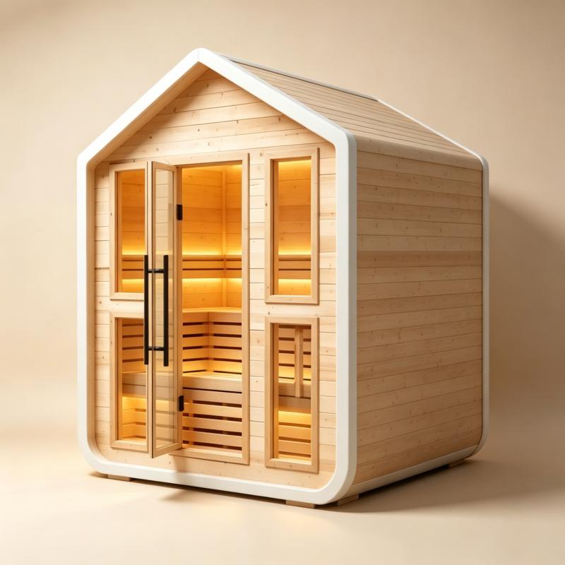 Kabin Sauna Mewah Kustom Kayu  - Spa Wellness Hotel ulasan dan harga