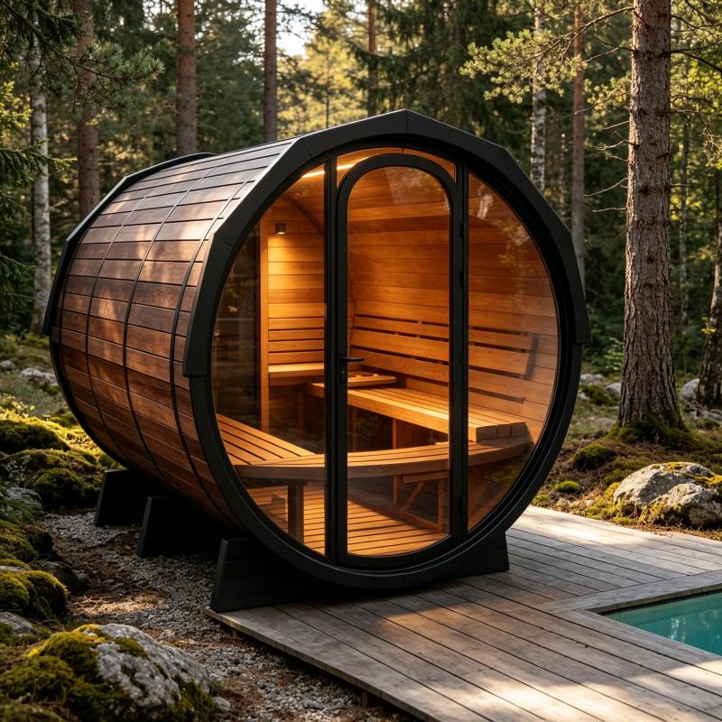 Ruang Sauna Premium Ukuran Khu - Spa Wellness Hotel ulasan dan harga